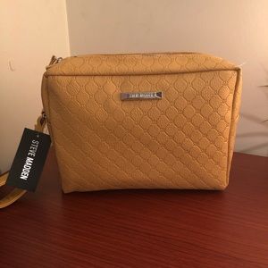 Steve Madden Embossed Zip Cosmetic Bag